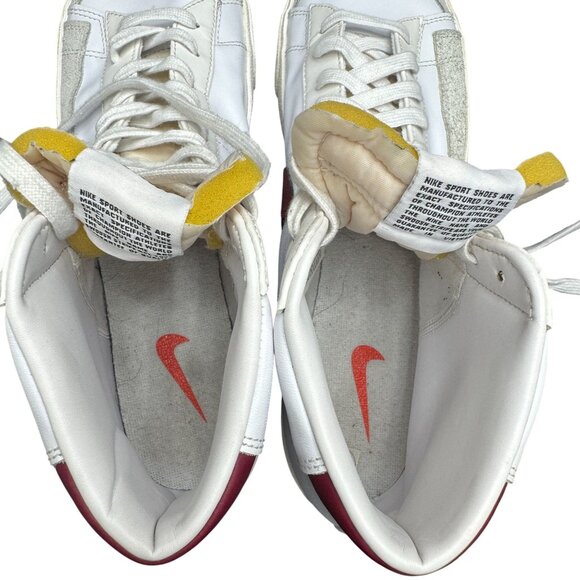 Nike Blazer Mid '77 Vintage White Team Red High Top Sneaker BQ6806-111, Size 12 - Picture 8 of 10